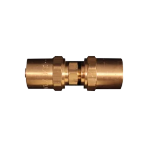 Milton 623 reusable brass hose mender 3/8" x 3/4" pneumatic repair fitting