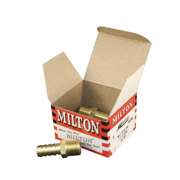 MILTON CONNECTOR MALE PIVOT 604 3/8" X 1/2" - Image 2