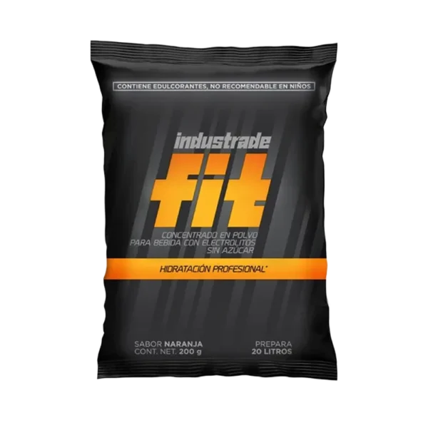 industrade sugar-free orange electrolyte drink 20 liters hydration powder