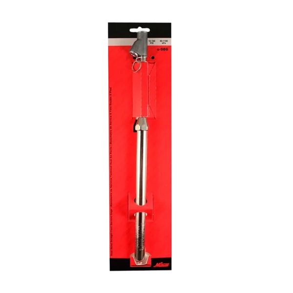 straight tire pressure gauge milton S-986 dual head