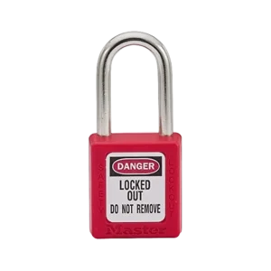 safety padlock red 410 master lock loto device