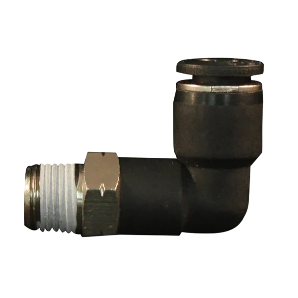 Milton 2202‑4 3/8″ MNPT × 1/4″ Push‑to‑Connect Swivel Elbow
