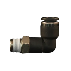 Milton elbow fitting 2202-9 3/8 inch x 1/4 inch NPT male pneumatic connector