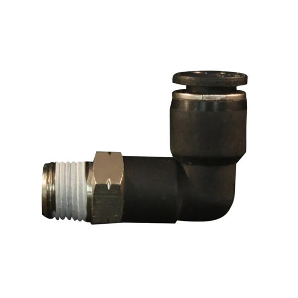 Milton elbow fitting 2202-9 3/8 inch x 1/4 inch NPT male pneumatic connector