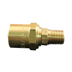 milton hose connector 621-11 3/8 inch x 11/16 inch brass fitting
