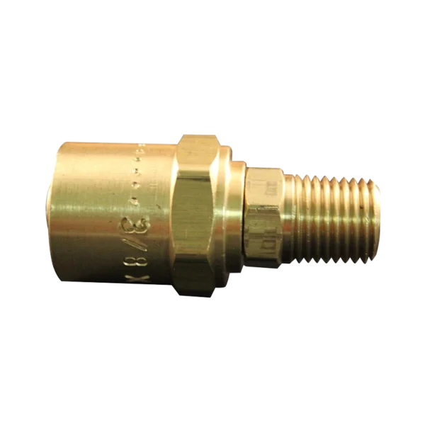 milton hose connector 621-11 3/8 inch x 11/16 inch brass fitting