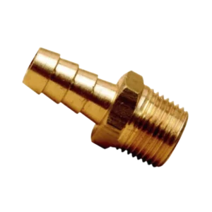 Milton 600‑2 male hose barb connector 1/8″ hose × 1/8″ MNPT brass fitting