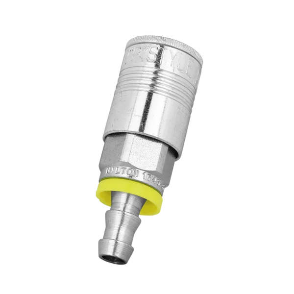 Milton 1746‑6 3/8″ Hose Barb P‑Style Push‑On & Lock Coupler