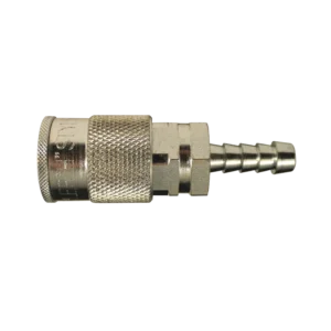 Milton 1836‑6 H‑style hose barb coupler 3/8″ steel quick‑connect (box of 5)