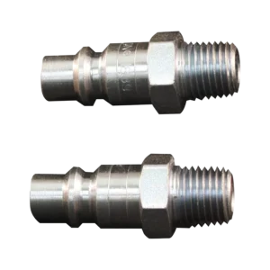 Milton 1839 male quick‑connect plug 1/4″ NPT × 3/8″ H‑style plug box of 10