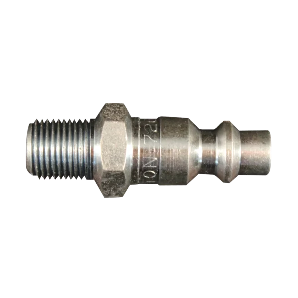 milton male quick connector 726 1/8 inch brass pneumatic air plug