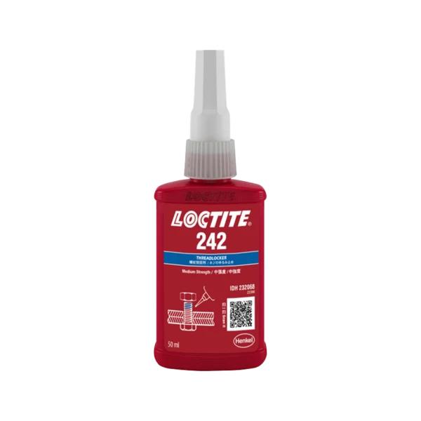 Loctite 242 medium-strength blue threadlocker 50 mL bottle
