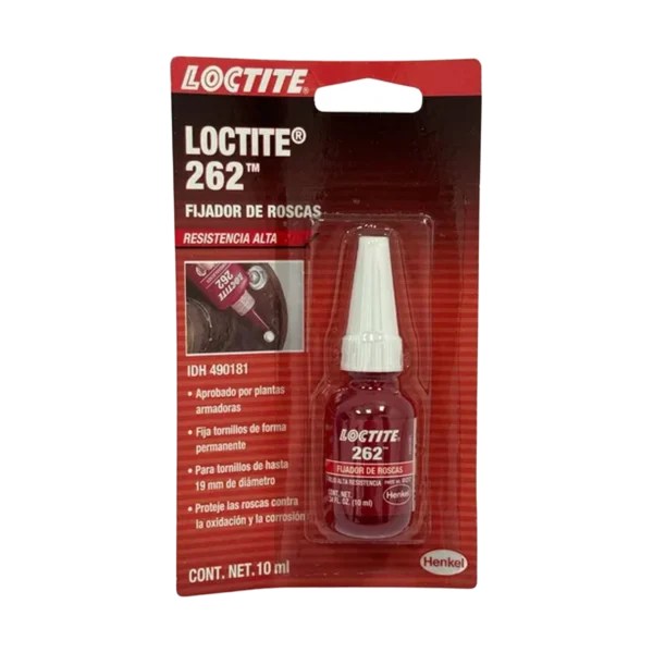 LOCTITE 262 RED THREADLOCKER 10 ML - Image 2