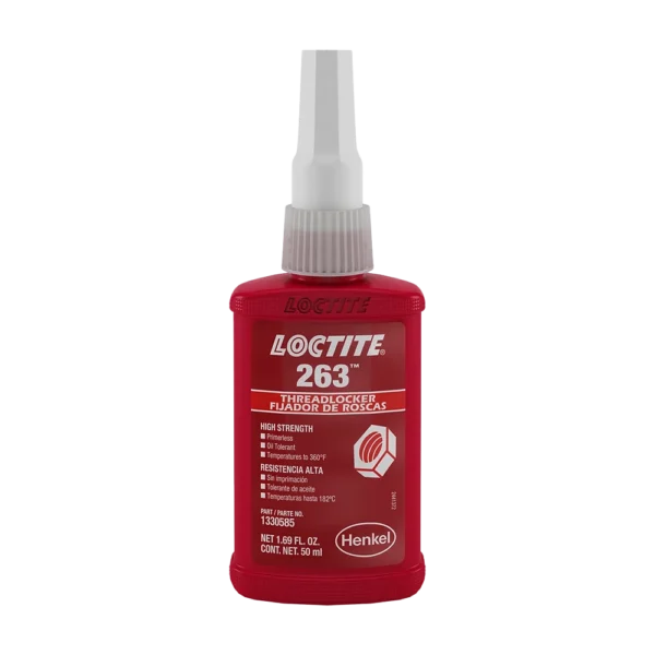 Loctite 263 threadlocker 50ml red high strength adhesive