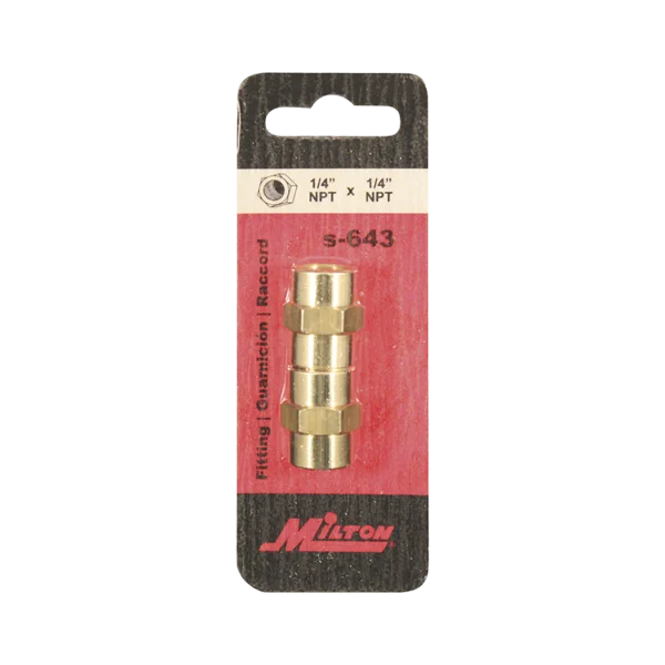 Milton S‑643 female hex coupling – 1/4″ - Image 2