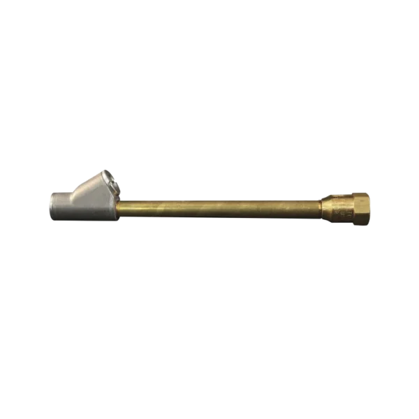 Milton 693BK straight foot dual head air chuck with 1/4" FNPT thread