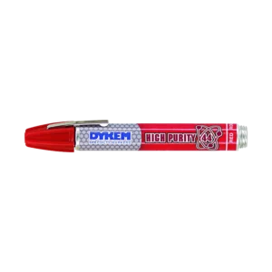 red medium tip marker dykem industrial paint pen
