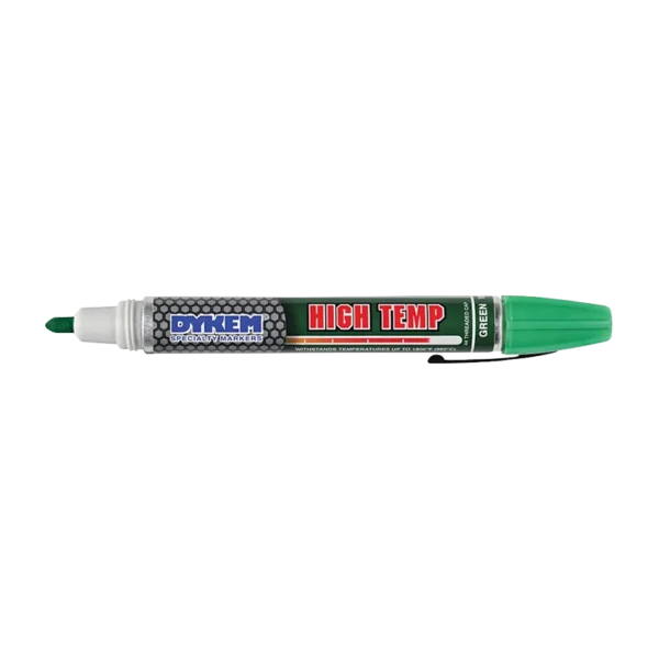 Green industrial marker medium tip – DYKEM - Image 2