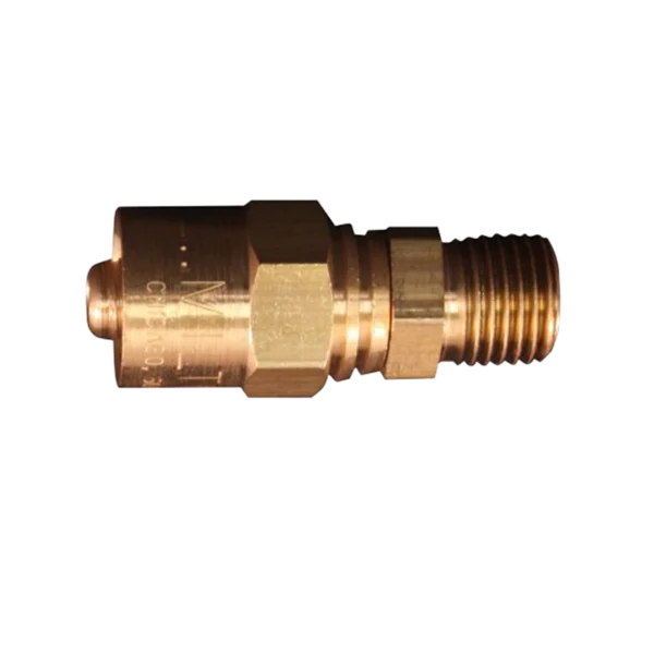 Milton 615‑8 ¼″ MNPT × ½″ OD Reusable Hose End Fitting