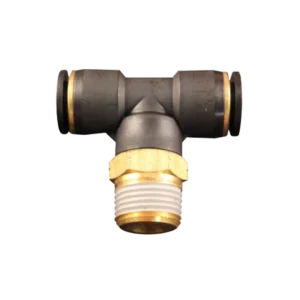 milton push-in tee fitting 2204-7 3/8 inch x 1/4 inch connector