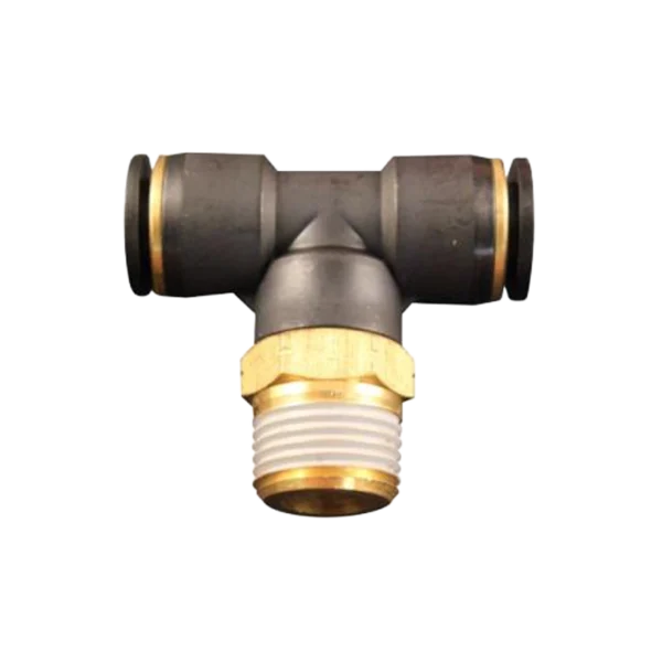 milton push-in tee fitting 2204-7 3/8 inch x 1/4 inch connector
