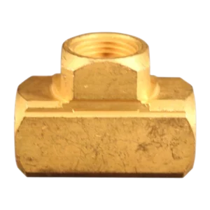 milton female tee fitting 655-1 3/8 inch brass T connector
