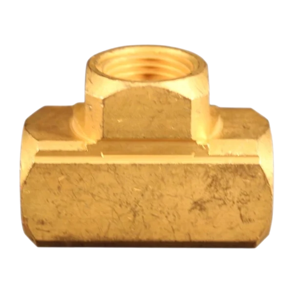 milton female tee fitting 655-1 3/8 inch brass T connector