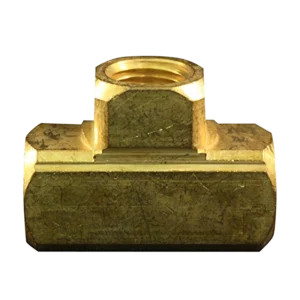 Milton T fitting 655 1/4 inch female NPT brass pneumatic tee