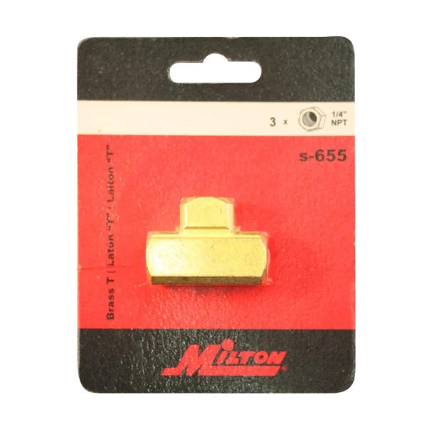 Milton T fitting 655 – 1/4" female - Image 2