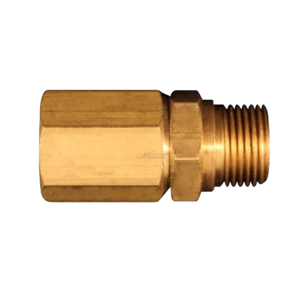 Milton 1098‑6 Load Genie safety valve 3/8" x 3/8" brass unloader valve