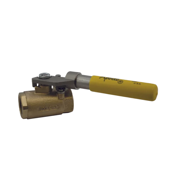 apollo 71‑504‑01 ball valve bronze ¾ inch 600 lb spring-return handle