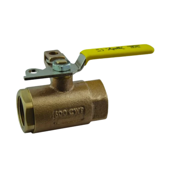 Apollo 75‑108‑41 2″ 600 lb Bronze Ball Valve Pad-Lockable with Drain