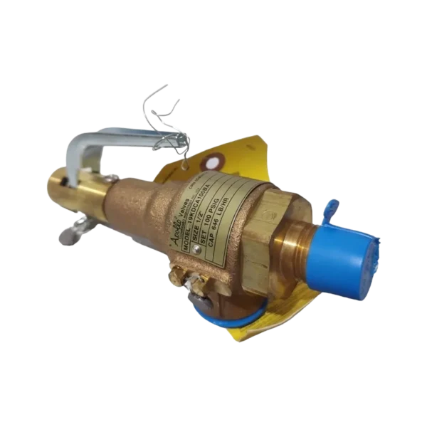 Apollo 19KDCA100Q bronze safety valve 1½″ x ¾″ with test report 100 PSI