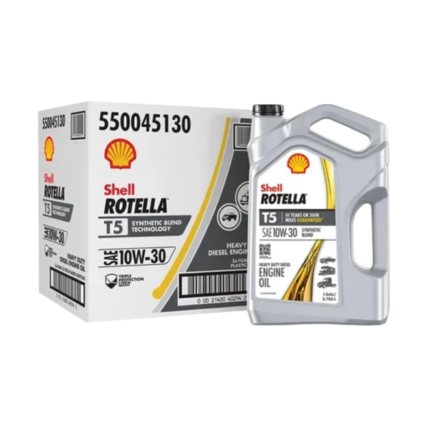 diesel engine oil 10w-30 shell rotella t5 hd 1 gal 550045130
