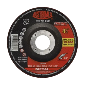 Grinding Wheel 4-1/2 x 1/4 x 7/8 Austromex 560 for Metal