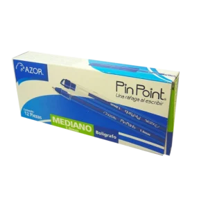 Azor pin point pen 1.0 mm blue