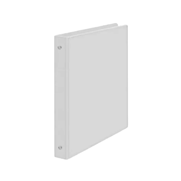 Cartapacio 1‑Inch Strap Binder with cover and pockets