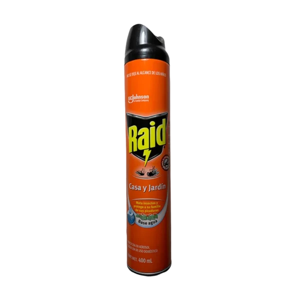 Raid House and Garden Insecticide Spray 400ml - Image 2