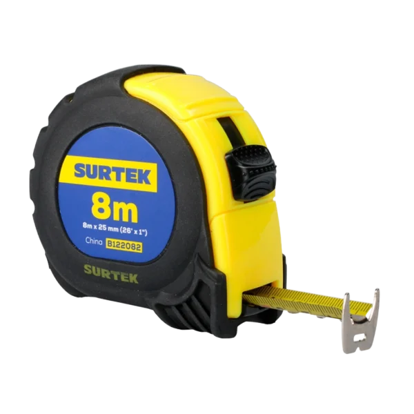 anti-impact measuring tape 1 inch 8 meters surtek
