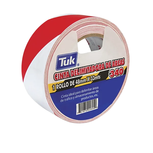 White red floor marking tape TUK 434044 for industrial use