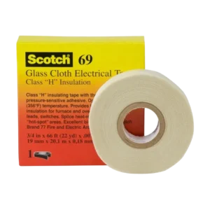 scotch 69 glass cloth tape 1 inch by 3M