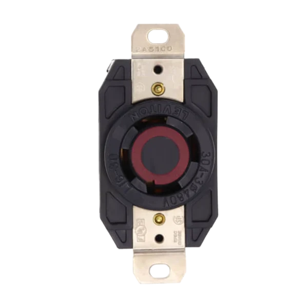 Leviton 30A 480V Locking Connector – NEMA L16-30R 3P 4W Industrial Plug #2730