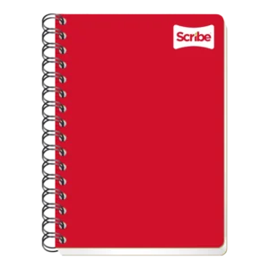 french ruled notebook scribe double ring spiral 100 pages