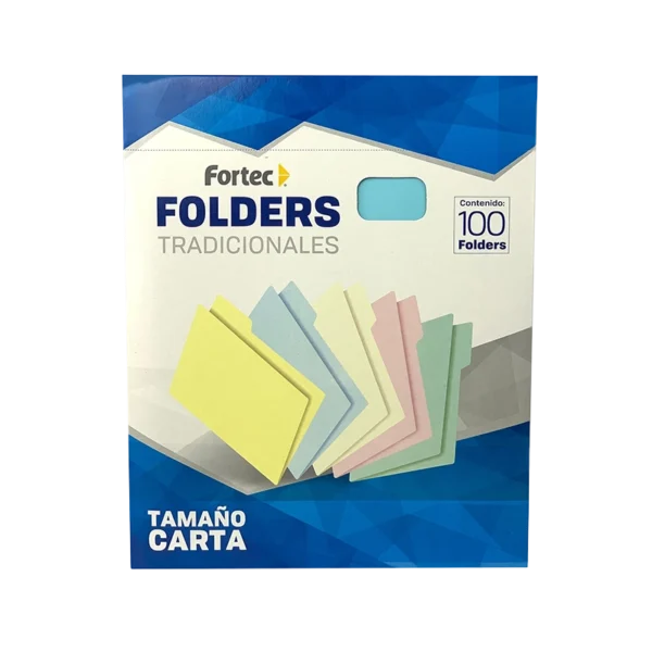 Blue Letter Size Folders – Pack of 100 – Office Filing Solution