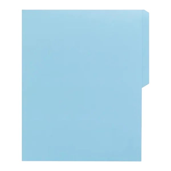 Blue Letter Size Folders – Pack of 100 - Image 2