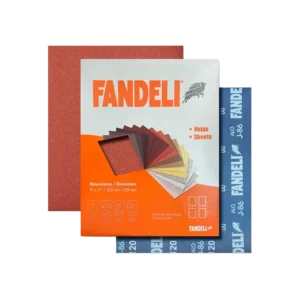 Fandeli J86 Grit 180 Industrial Sandpaper Sheet for Metal