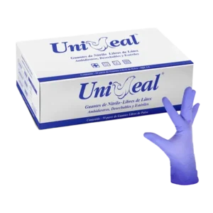Extra Small Powder-Free Nitrile Gloves by UNIREAL – Box of 100