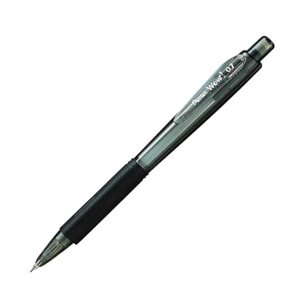 Pentel AL407 0.7mm mechanical pencil black barrel ergonomic grip