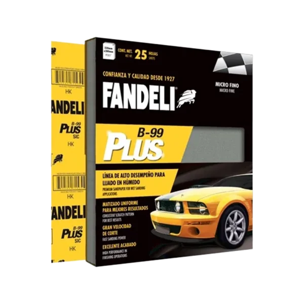 Fandeli B-99 1000 grit waterproof sandpaper for wet or dry sanding on automotive surfaces