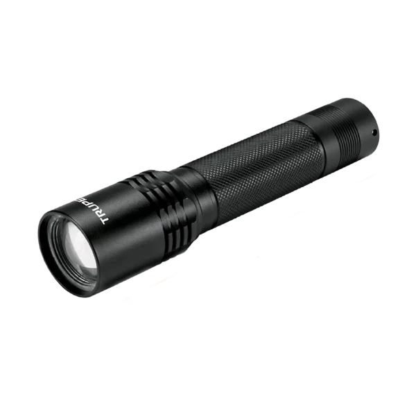 Truper rechargeable LED flashlight 101381 aluminum body high-lumen torch
